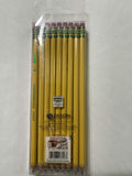 Ticonderoga #2 Sharpened Wood-Cased Pencils Yellow 18 Count