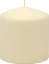 [Like New] 6 Pack Ivory Wax Pillar Candles 3x3 Inch 18 Hour Unscented Traditional Wedding
