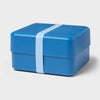 [Like New] Sun Squad™ Bento Box Blue Plastic 7in x 4in 2 Compartments