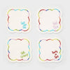 Pride Spill the Tea Embroidered Cocktail Napkins 4pc