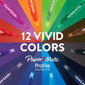 Paper Mate Profile Retractable Ballpoint Pens Assorted Colors 8-Count