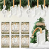 Heigble 6 Sets White Music Note Christmas Tree Hanging Scented Ornaments