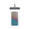 GEMS Waterproof Phone Pouch Universal Size Charcoal Gray Dustproof Strap