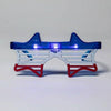Sun Squad Light-up Eyewear Red White Blue Stars Multicolor Lens