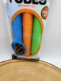 Big Time Toys LED Light Up Pop Tubes Fidget Toy 3pk Visual Sensory