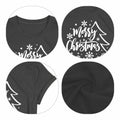 PQZ Christmas Tree Tee Shirt Women Loose Casual Top Grey1 Size M