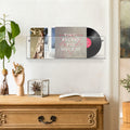 Vinyl Record Shelf Wall Mount Acrylic Floating Wall Shelf Clear 12 Inch