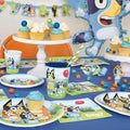 Unique Bluey Party Napkins 6.5 Inch 16 Count Multicolor Paper