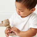 Itzy Ritzy Silicone Rattle Toy Bear Soft Jingle Handle 3+ Months