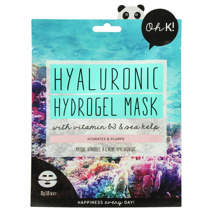 Oh K! Hydrogel Mask Moisturizing Face Sheet Hyaluronic Acid 1 Pc Marine