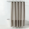 Room Essentials Herringbone Fabric Shower Curtain Gray 72x72