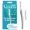 Gillette Venus Dermaplaning Tool Facial Razor with 2 Blade Refills Unisex