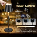 sunzone Cordless RGB Table Lamp 2 Pack Rechargeable Dimmable Black