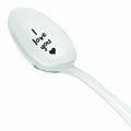 Boston Creative Co. Owl Always Love You Engraved Coffee Spoon Silver
