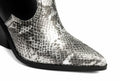 ANN CREEK Women’s Boma Western Knee-High Boots Black/White Snake 6.5