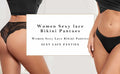Fem&Fata Sexy Lace Hipster Bikini Underwear Black&White Size M