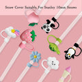 Stanley 4PCS Straw Cover Caps & 2PCS Charm Chains for 30oz/40oz Tumblers