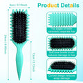 [Like New] Candy Brush Curly Hair Defining Boar Bristle Brush Green
