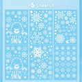 AivaToba 203 Pcs Christmas Window Clings, Double Side Window Clings
