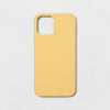 [Like New] Heyday iPhone 12/12 Pro Silicone Case Mist Yellow Wireless Charging