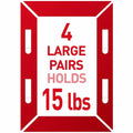 Command Photo Hangers Gallery Wall Pack White Holds 6 Frames
