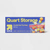 [Like New] Up & Up Quart Food Storage Bags 50ct 4pk Clear Polyethylene PE