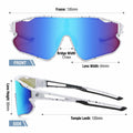 DUCO Kids Sunglasses Youth Baseball UV400 TR90 Frame Sports Shades White Black