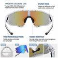 DUCO Kids Sunglasses Youth Baseball UV400 TR90 Frame Sports Shades White Black