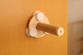 Pialouge Wooden Cat Stairs with Suction Cups 3-Level Log Color Ladder
