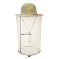 TOPOQ Women Safari Sunhat with Mosquito Net Boonie Hat Khaki Polyester