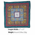 MONGGIL Satin Silky Scarf Pattern Print Neck Scarf Lightweight 27x27 inches
