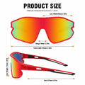 MARIDA Kids Sunglasses UV400 Sports Cycling Baseball Red Size 10-16