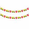 Corabsar 2Pcs Back to School Bus Banner Pre-Strung Paper Classroom Decor
