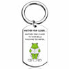 Davrock Silver Frog Keychain Funny Gift for Men Adult Animal Theme