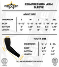 Penveer Compression Arm Sleeves Breathable Mesh Cooling AL White Size L