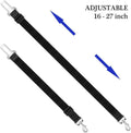 ELLOY Adjustable Pet Car Seat Belt Dark Blue Nylon Safety Harness