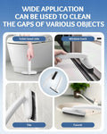 TQRR 360° Rotating Hard Bristle Cleaning Brush White 1 Count