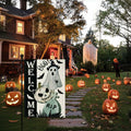 Artscope Halloween Ghost Pumpkin Tombstone Garden Flag 12x18 Inch