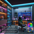 GANZQH Smart RGB USB Strip Lights 15.7FT Multicolor Music Theme