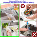 HiBD Kitchen Sink Triangle Tri-Holder Strainer Gray Rack 100PCS Mesh Bags