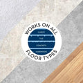 S&T INC. Heavy Duty Rubber Door Stopper Grey 4.8x2.2x1.3in 4 Pack