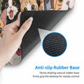 Gipvuqa Japanese Cats XL Gaming Desk Pad 31.5x11.8 Inch Large Mouse Mat