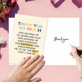 Detuca Best Teacher Thank You Card Gift from Students Funny Appreciation