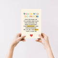 Detuca Best Teacher Thank You Card Gift from Students Funny Appreciation