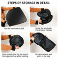 COFSODI Car Windshield Sunshade Double Thickened UV Protection Black