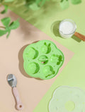 Generic 2 Pack Silicone Baking Molds Yellow Paw Green Zoo Small DIY Tool