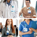 BEZTN Help is on The Way Dear Badge Reel Retractable ID Holder Nurse Gifts
