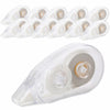 Jovanssen White Correction Tape 12-Pack 26.25ft Transparent Office School