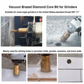 Diamond Core Drill Bit 45mm 1-3/4in Hole Saw for Granite Marble Concrete