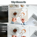 Li&Zhao Dish Drying Mat Foldable Heat Resistant Easy Clean Black